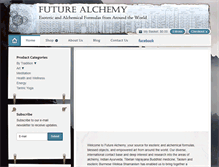 Tablet Screenshot of futurealchemy.com